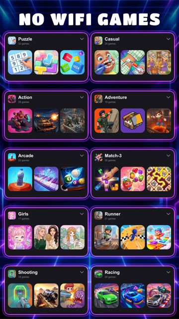 No wifi games